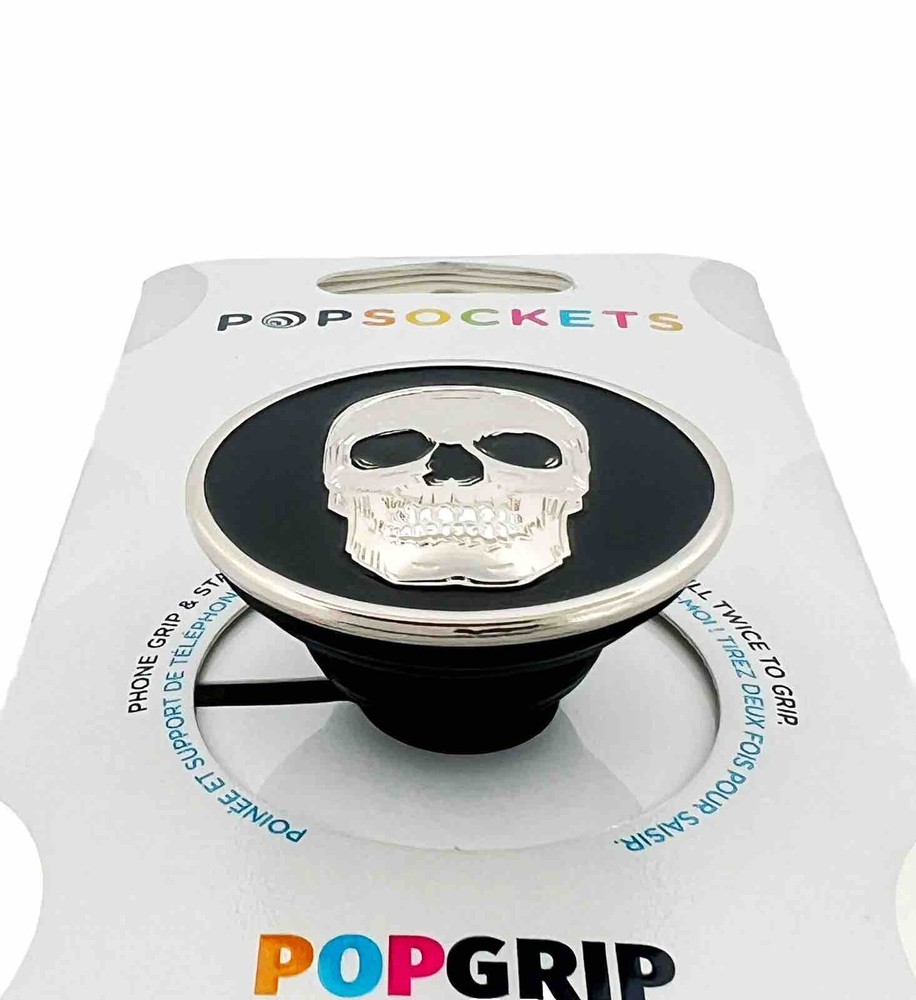 PopSockets Premium Enamel Metal Cranium Skull PopSocket Pop Socket Popsocket