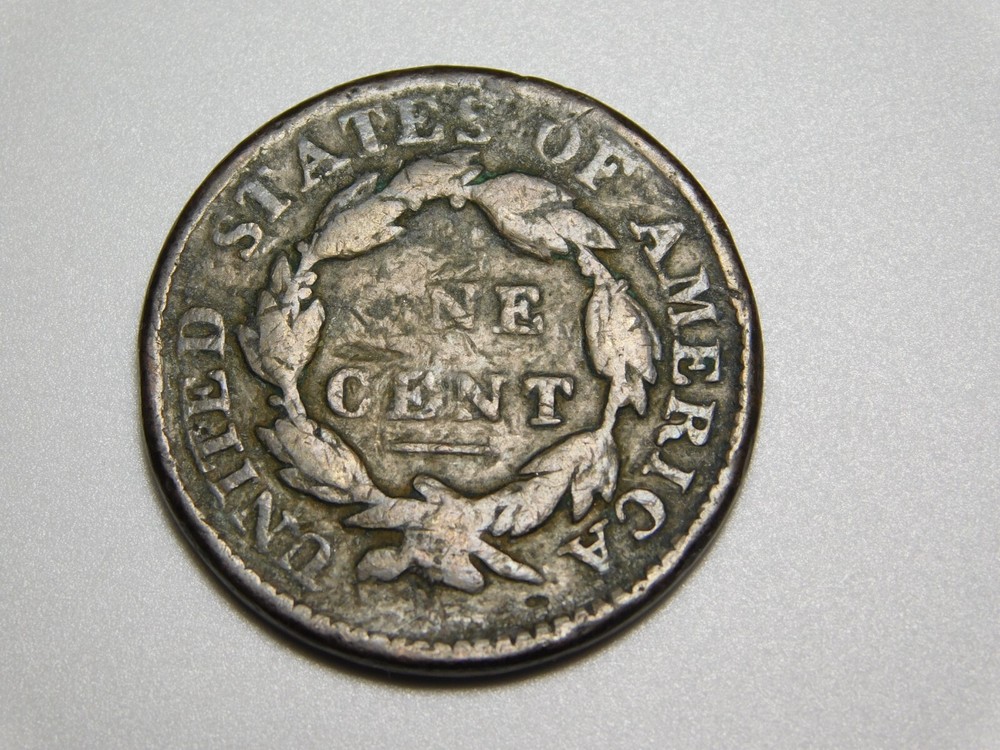OLD US COPPER COINS 1819 CORONET HEAD LARGE CENT