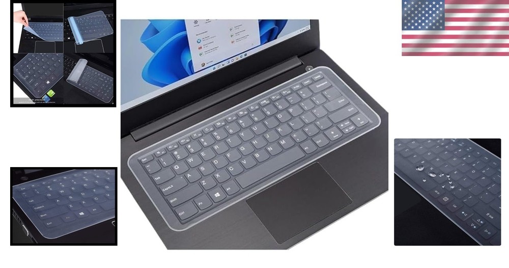 Transparent Keyboard Protector for 15.6” Laptops - Scratch & Spill Safe