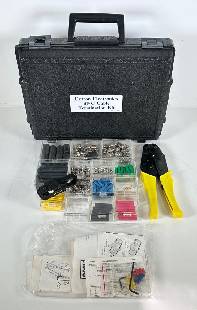 AMP 220190-1 Crimp Tool Extron Electronics BNC Cable Termination Kit