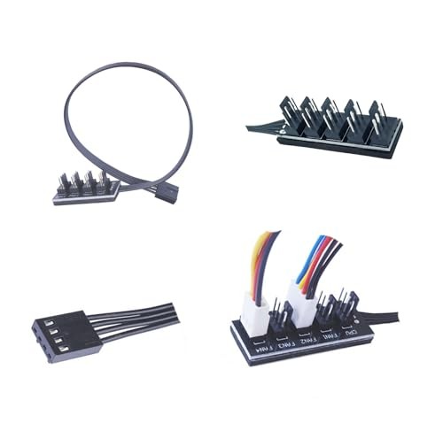 4pin PWM Fan Speed Controller, Type-C Input, Knob Fan speed controller hand-8W