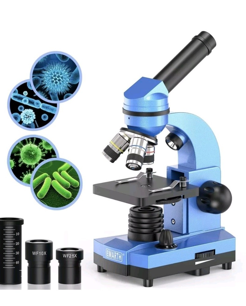 Microscope Kids Beginners Children Student, 40X- 1000X Compound Microscope NEW