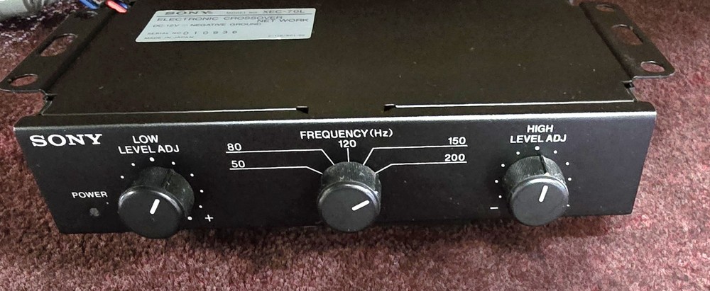Sony XEC-70L Electronic Crossover Network * TESTED AND FULLY WORKING *