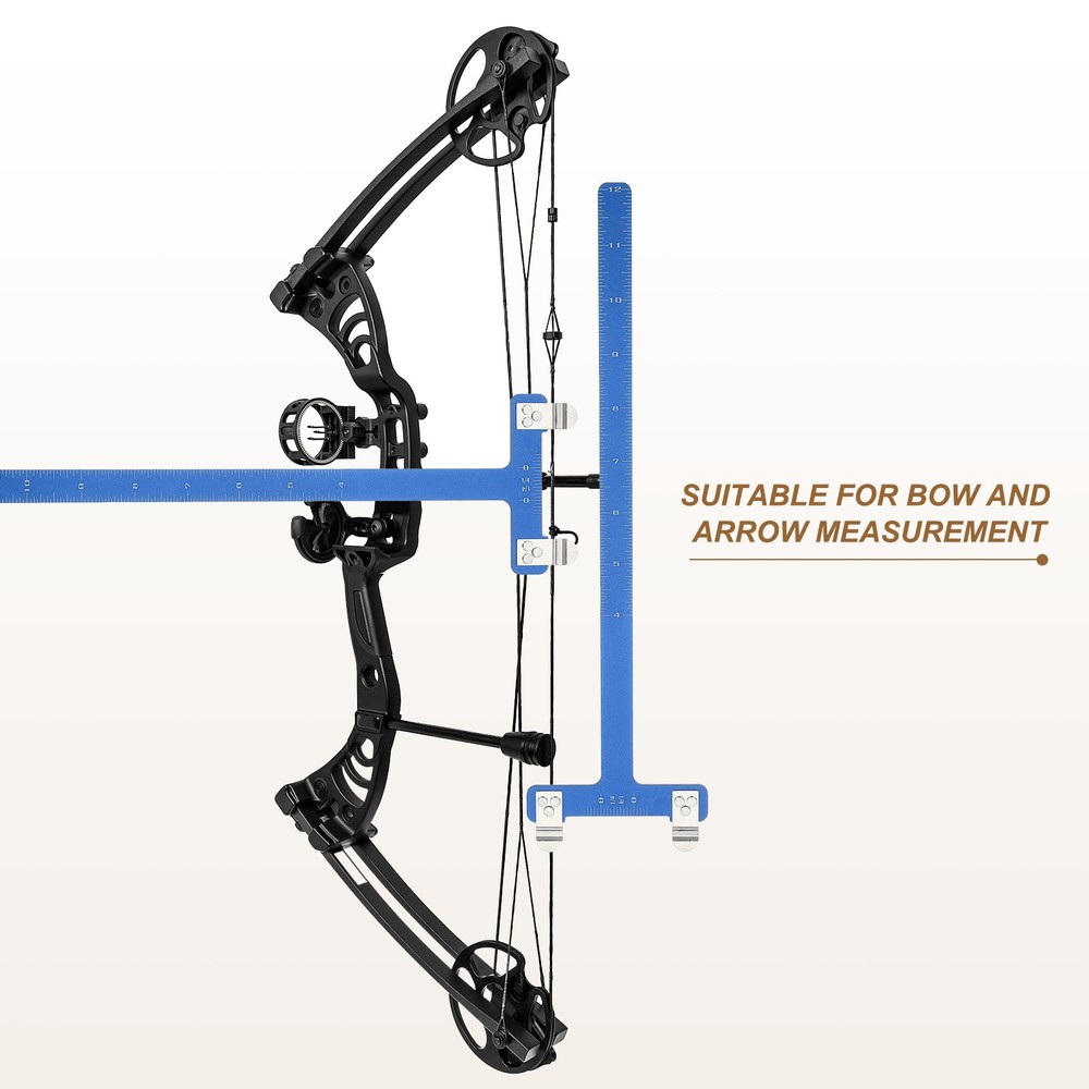 Archery Bow Square 33x9mm for Recurve Compound Bowstring Archery Kits Blue