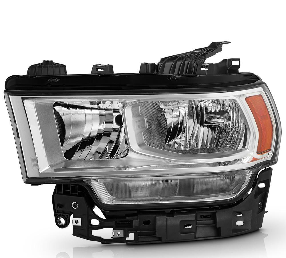 For 2019-2024 RAM 2500 3500 Halogen Chrome Headlight assy Left Driver Side