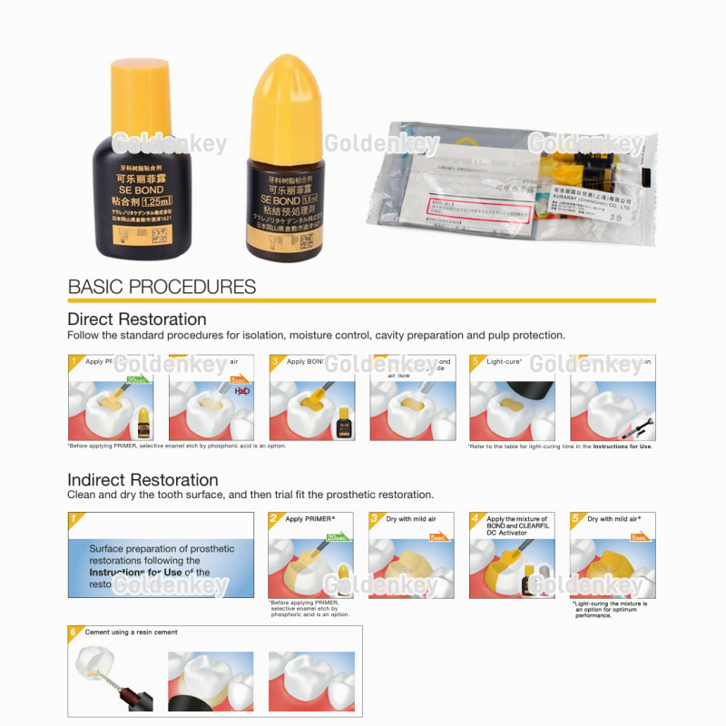Kuraray Dental CLEARFIL SE BOND light-curing Bonding Primer Bonding Self-etching