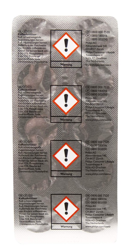 Gaggia Coffee Cleaning Tablets, Package may vary