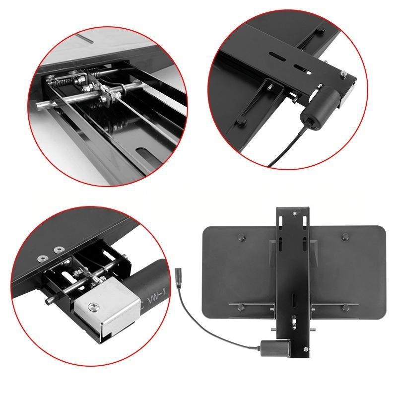 Universal US Standard Modified Bumper License Plate Frame Mount Bracket Holder