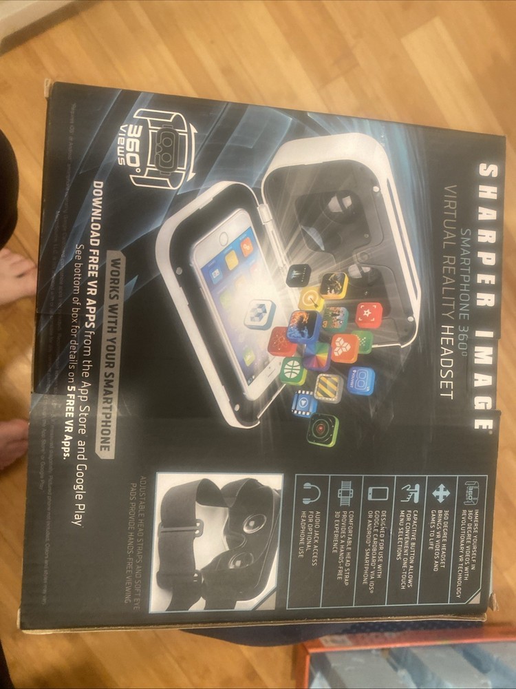 Sharper Image Smartphone 360 Degrees Virtual Reality Headset (Transform Reality)