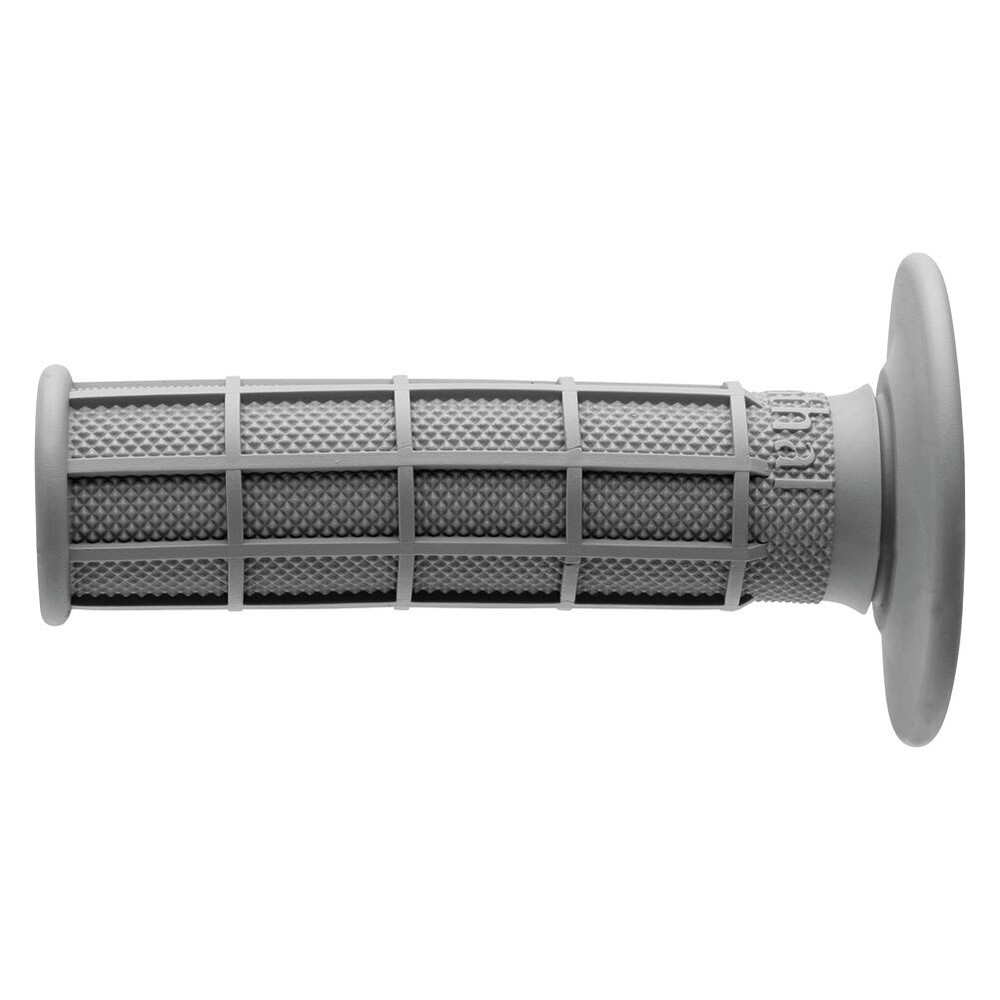 Renthal G092 Full Waffle Grips Light Grey - Soft Compound