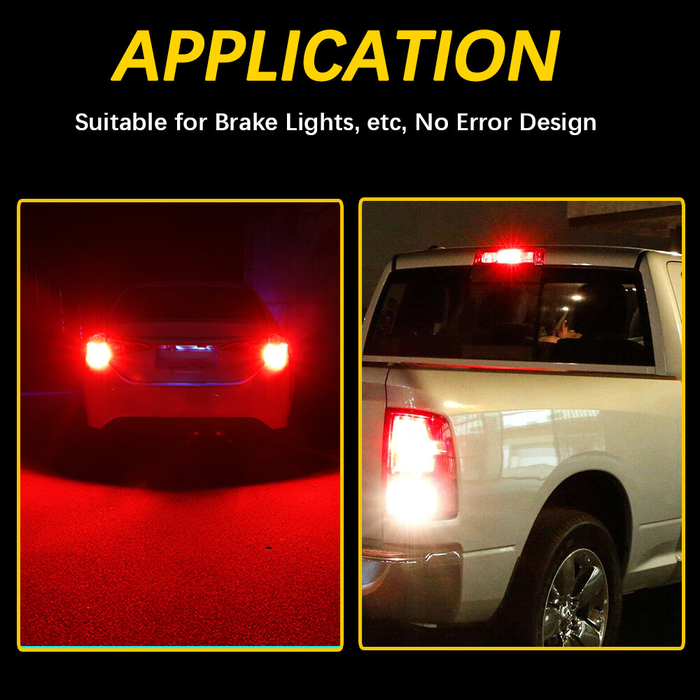 LED Cargo Trunk +Third Brake Light Bulbs White Red for Dodge RAM 1500 2500 3500