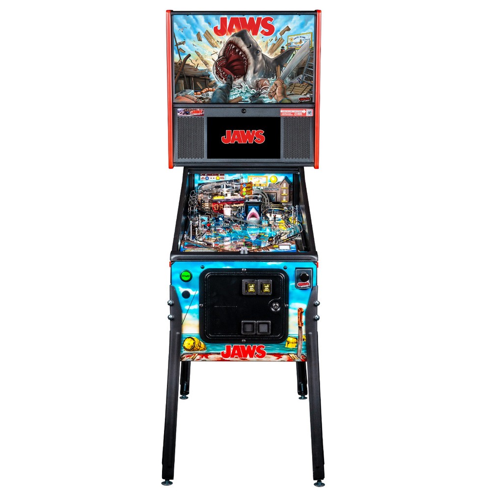 Stern Jaws Premium Pinball Machine With Installed Shaker Motor