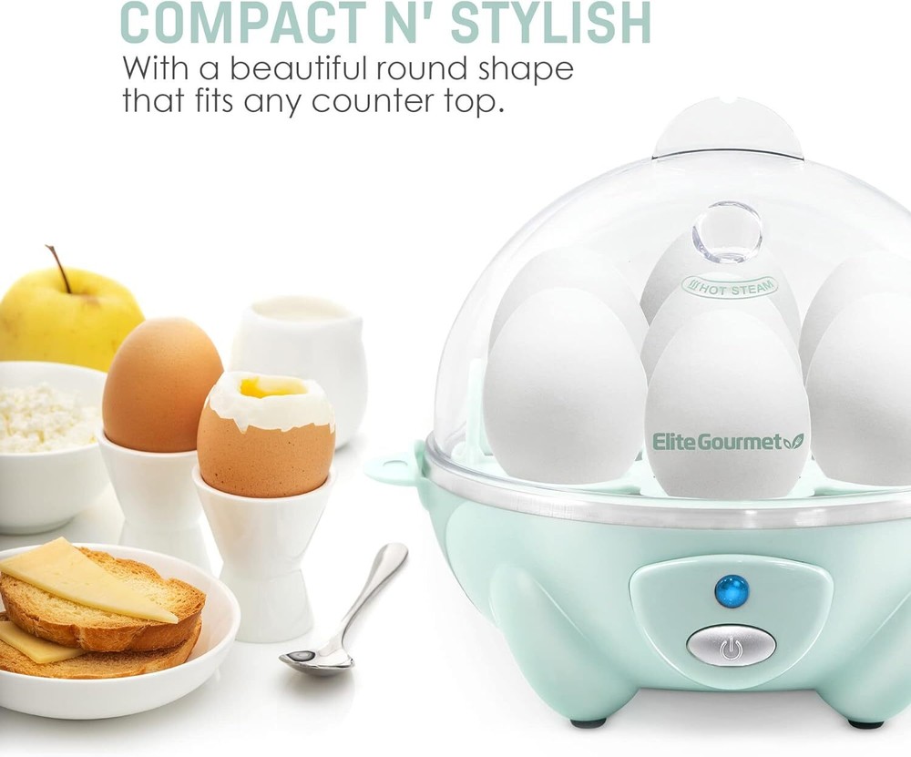 Electric 7 Egg Capacity Soft Medium Hard-Boiled Cooker - Scrambled Omelet Maker