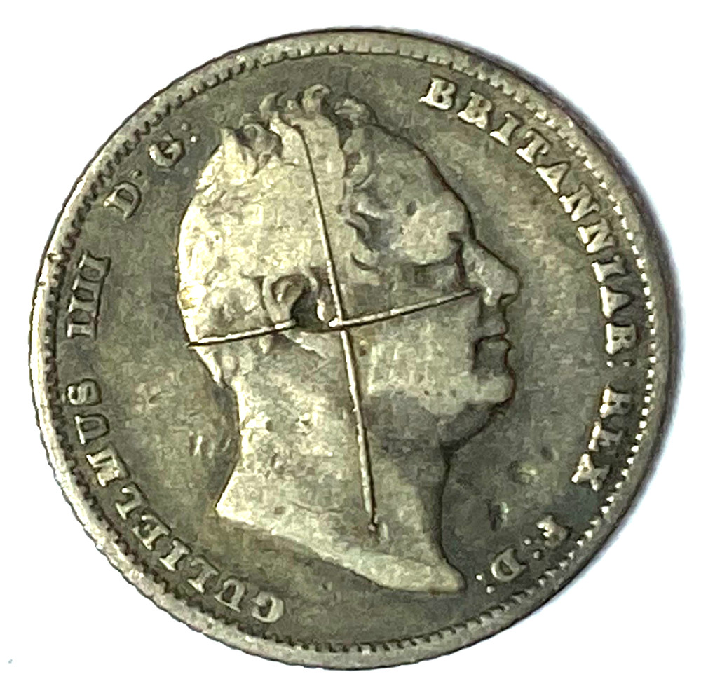1834 Great Britain 6 Pence KM# 712