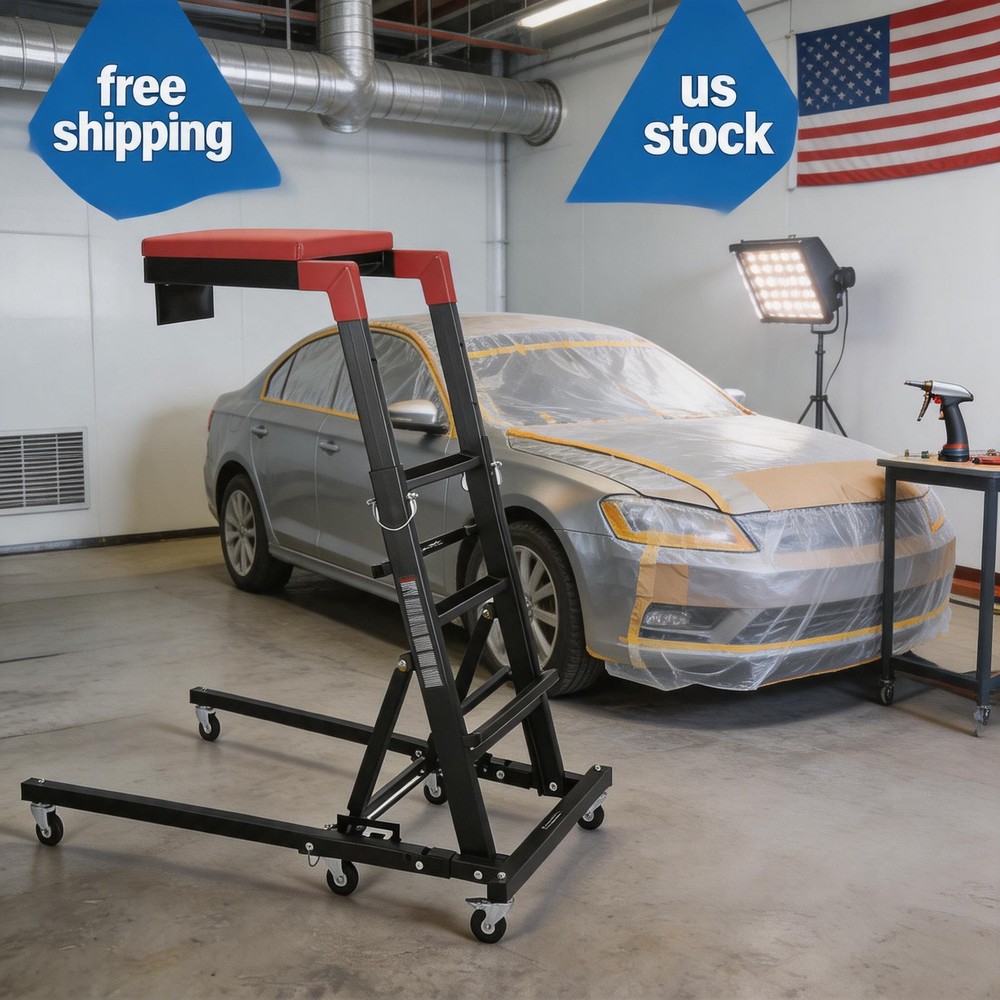 Engine Creeper, Adjustable Height from 48" to 66", 400 LBS Capacity Foldable