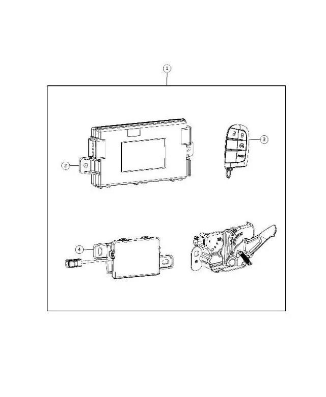 Genuine Mopar Hub Receiver 68214571AD