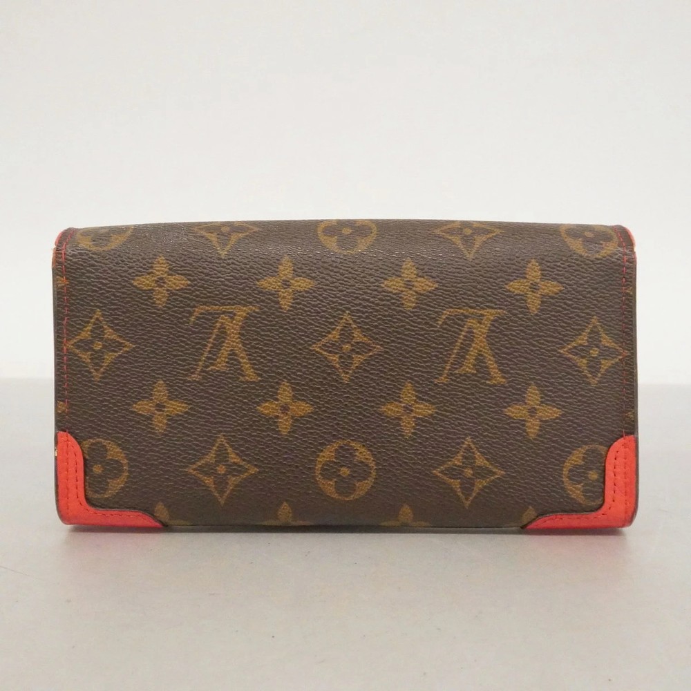 Louis Vuitton Monogram Long Wallet Leather