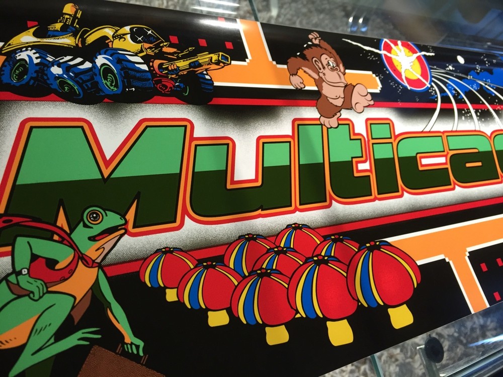 Multicade Arcade Marquee 26" x 8"