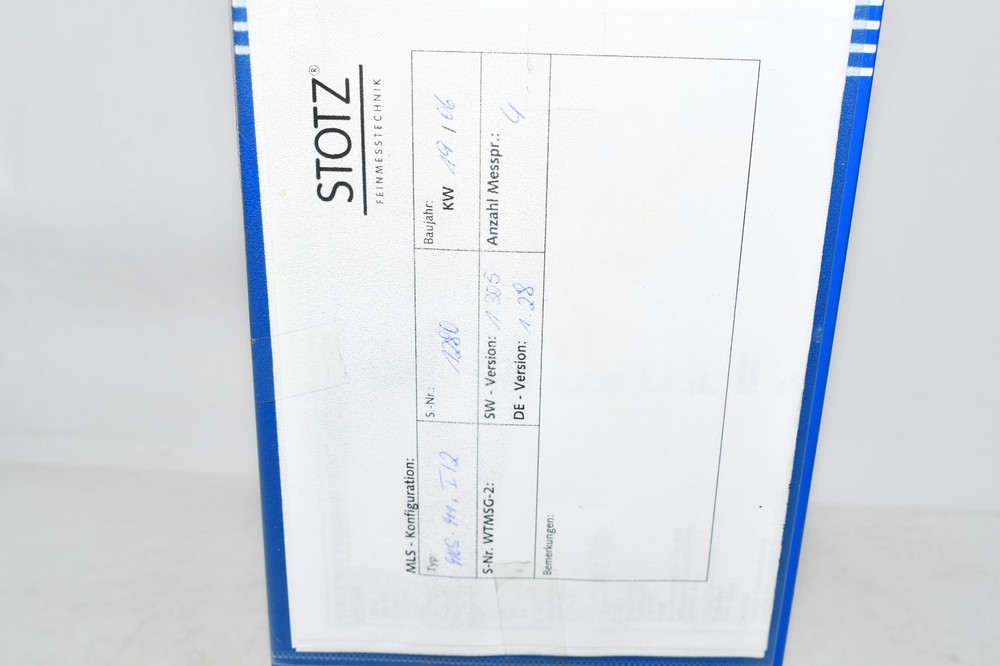 Stotz MLS-M1.I/2 Micro Light Column Measuring Controller Device 230/115V