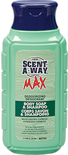 Hunter Specialties Scent-A-Way Max Deodorizing Body Soap & Shampoo 12oz