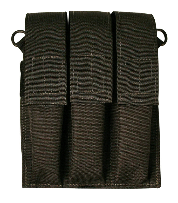 Elite Survival Hook & Loop Attach Triple Magazine Pouch for Pistol Cal Ext