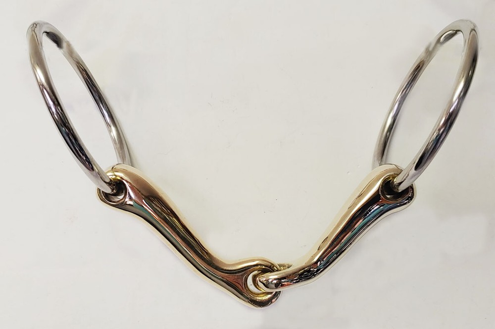 German Silver Anky Snaffle Bits 16 mm