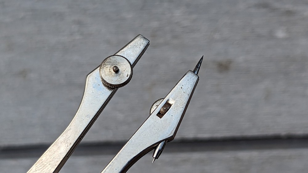 Alvin Protractor West Germany Chrome Finish VINTAGE