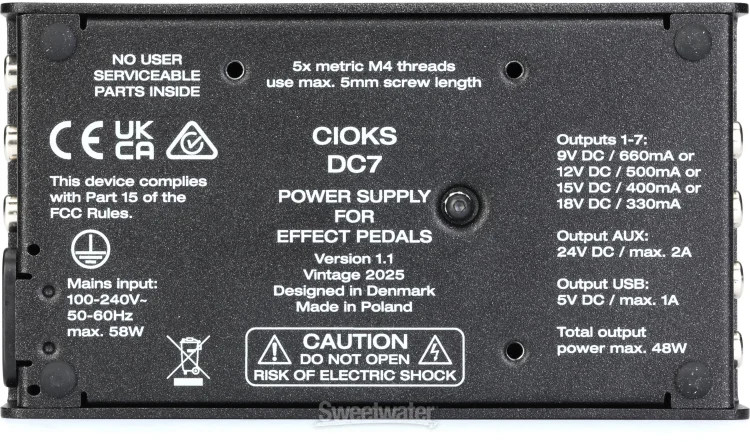 CIOKS DC7 Pedal Power Supply - VHS