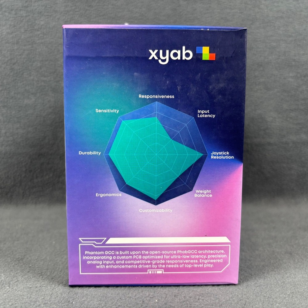 Nintendo GameCube - Phantom GCC V2 Pro Wired Controller - Phob Controller/Board