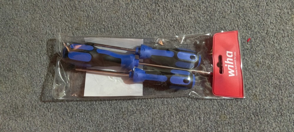 WIHA 45891 Square Drive Screwdriver Set #1,2,3