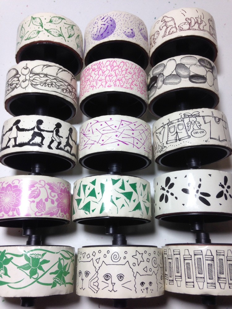 Clearsnap Rollagraph Stamps Assorted Design Patterns Fits 1" Wheel - NEW