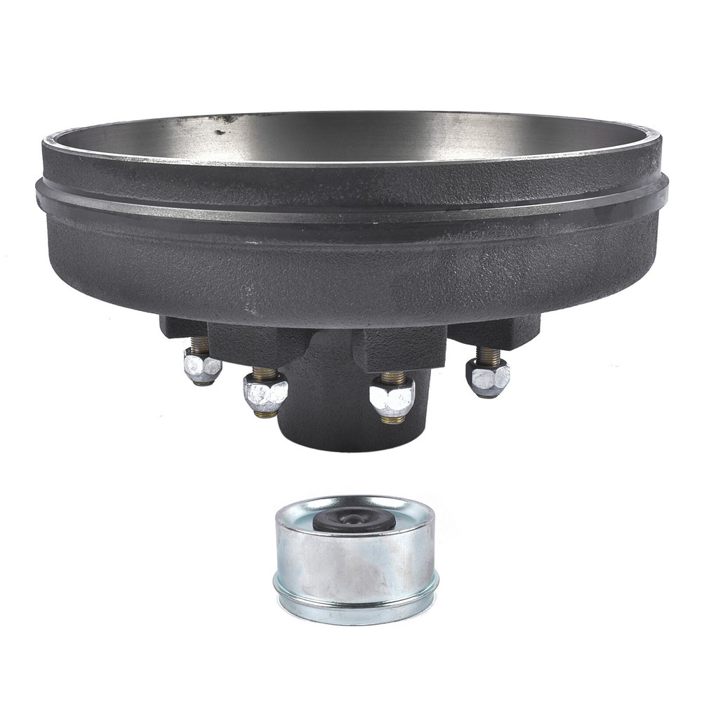 12"x2" Trailer Brake Hub Drum Kit 8 on 6.5" Bolt Pattern for 7000 lbs Axle 8 Lug