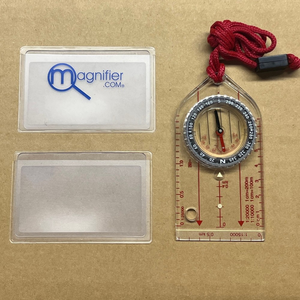 WL-2Fire Prepper Survival Fire Starter & Map Compass Kit for Camping & Preppers