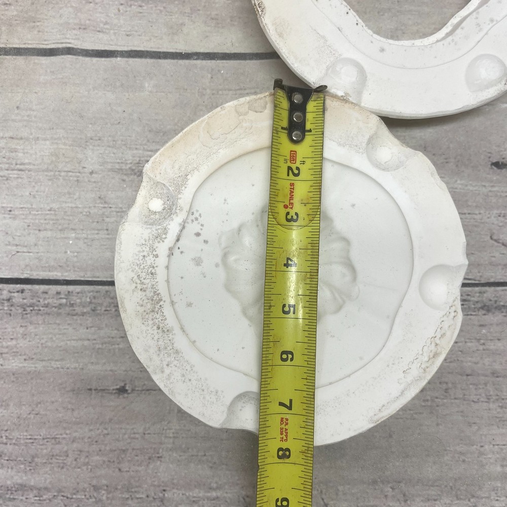 Alberta’s Ceramic Casting Mold Plate With a Floral #410