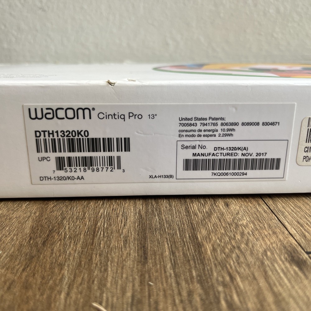 Wacom Cintiq Pro 13 DTH-1320 Creative Display Pen Tablet