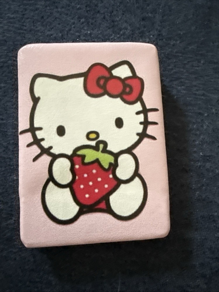 NEW HELLO KITTY With Strawberry Double sided COMPACT MIRROR