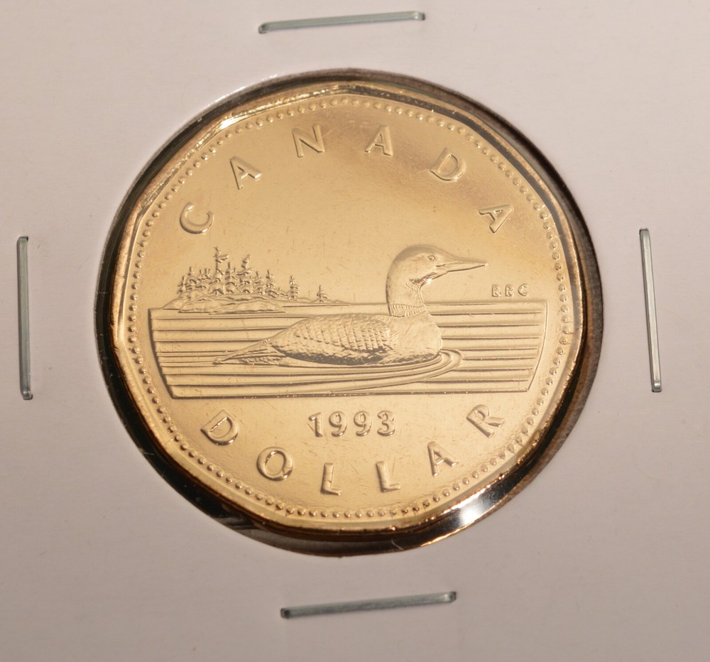 1993 Canada Loonie - BU UNC - from mint roll  🇨🇦🇨🇦