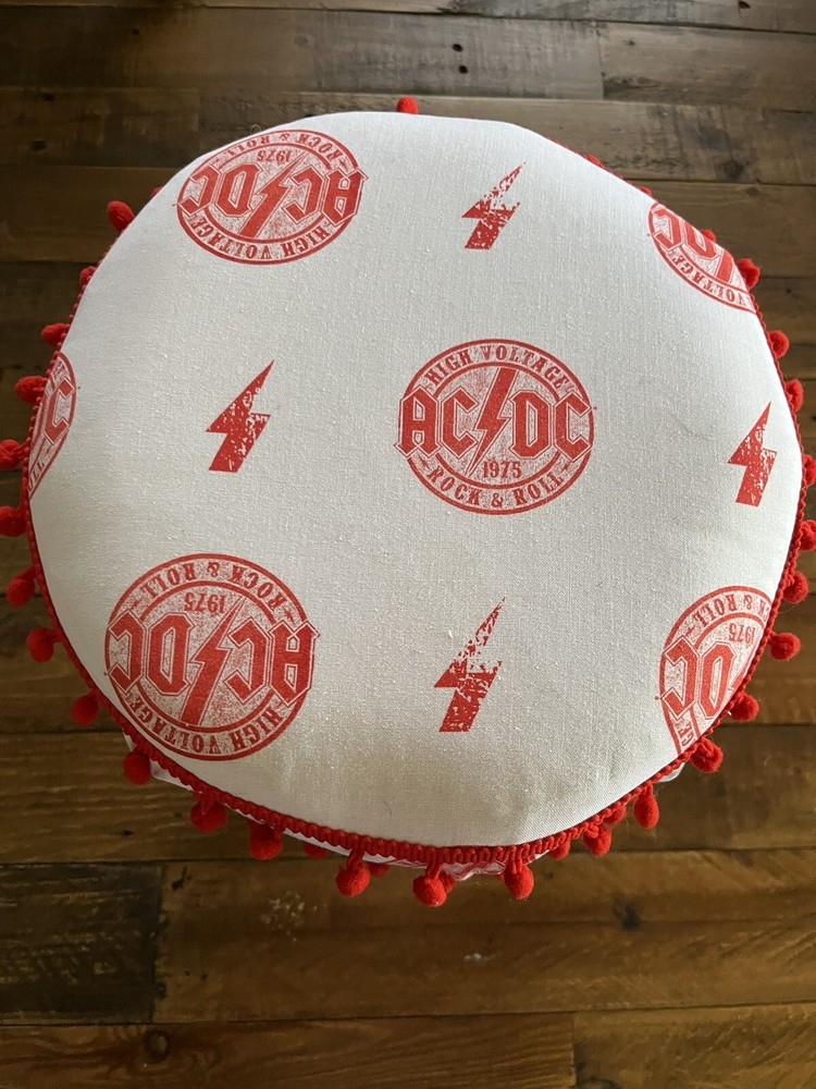 ACDC handmade lightweight footstool