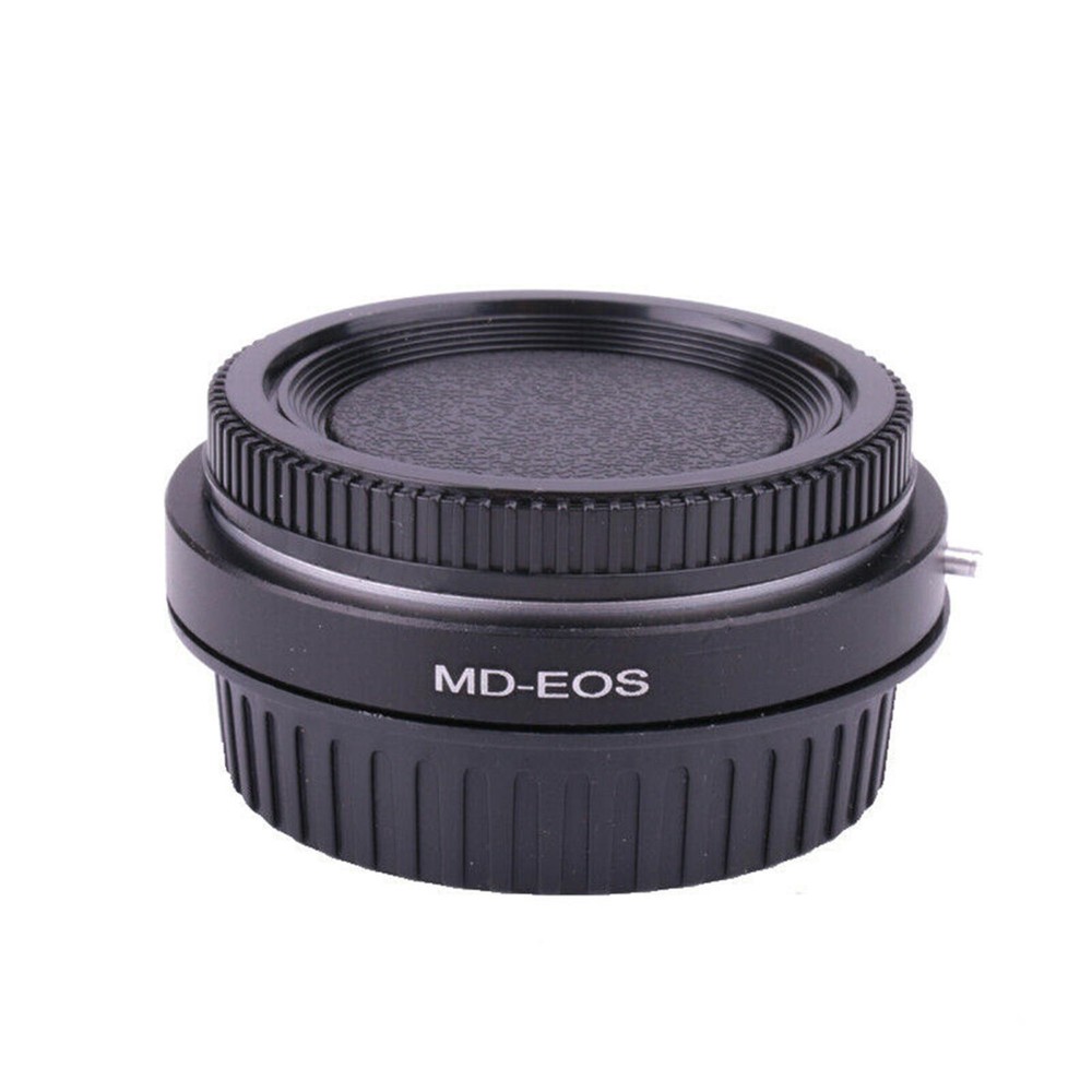 MD-EOS Camera Mount Adapter+Cap For Minolta MD MC Lens to For Canon EOS EF