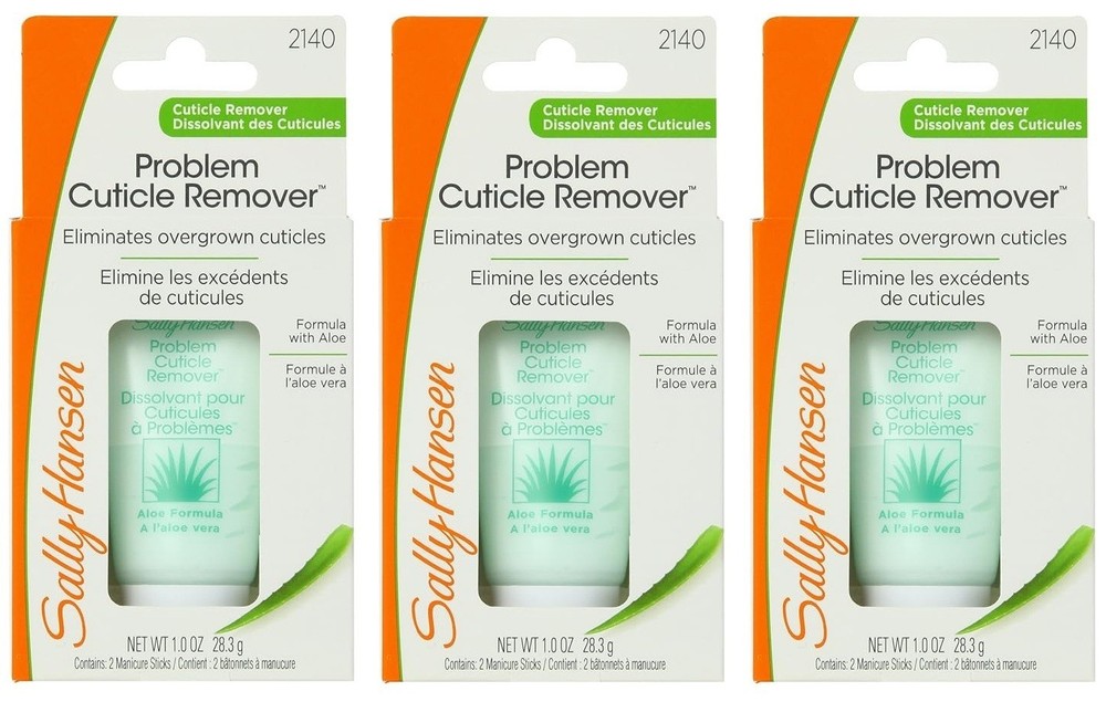 Pack 3 Sally Hansen Problem Cuticle Remover, Aloe Formula - 2140