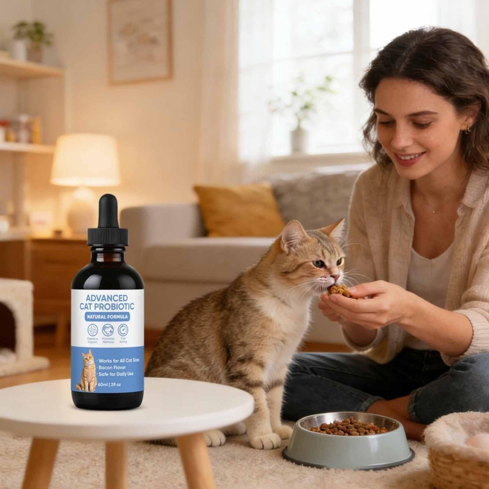 Advanced Cat Probiotic Drops – Digestive Support for Cats 60ml