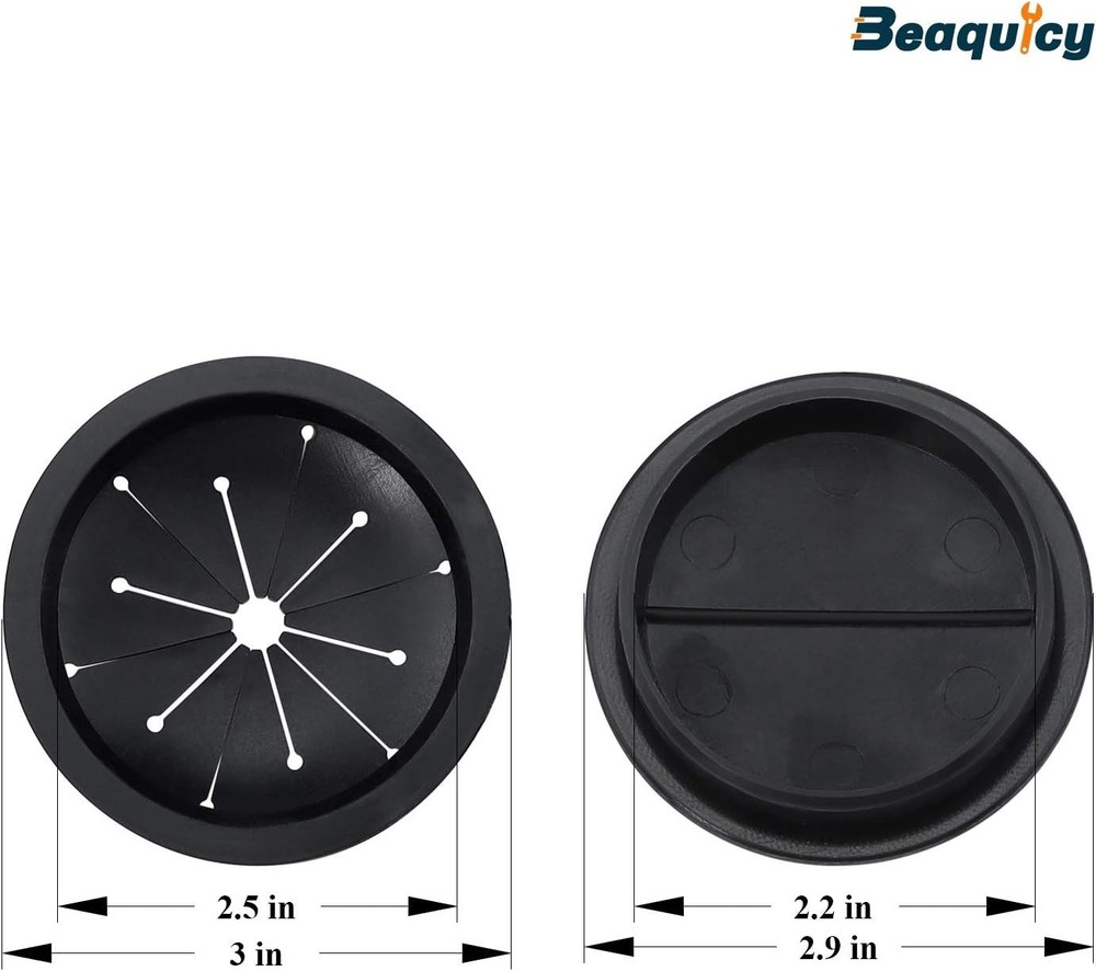 Garbage Disposal Splash Guards Kitchen Sink Stopper 3Pack Whirlaway Waste King