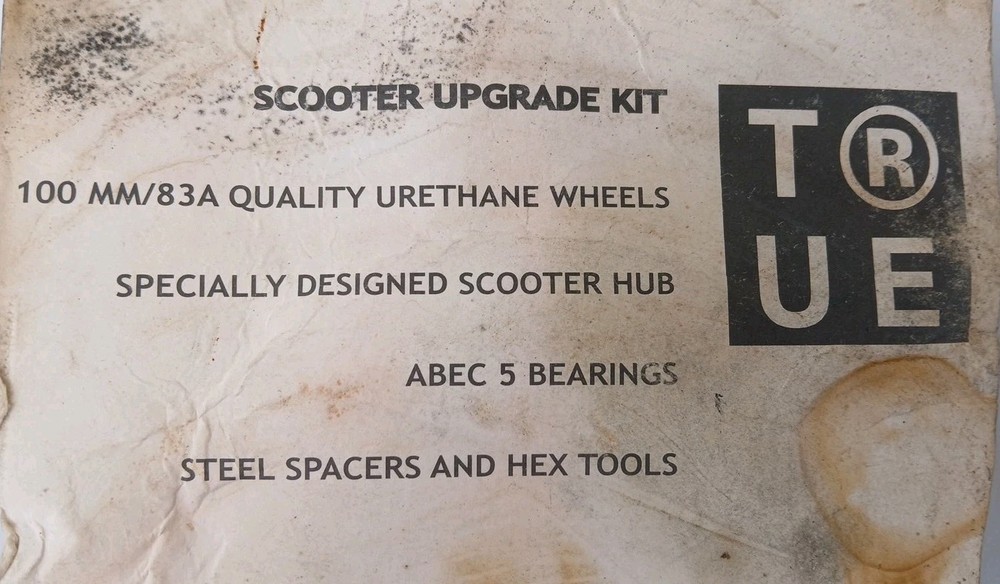 True Scooter Replacement Wheel Kit