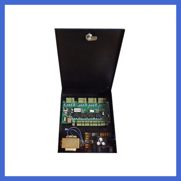 TCP/IP Four 4 Door power supply iron box Access Controller DC12V