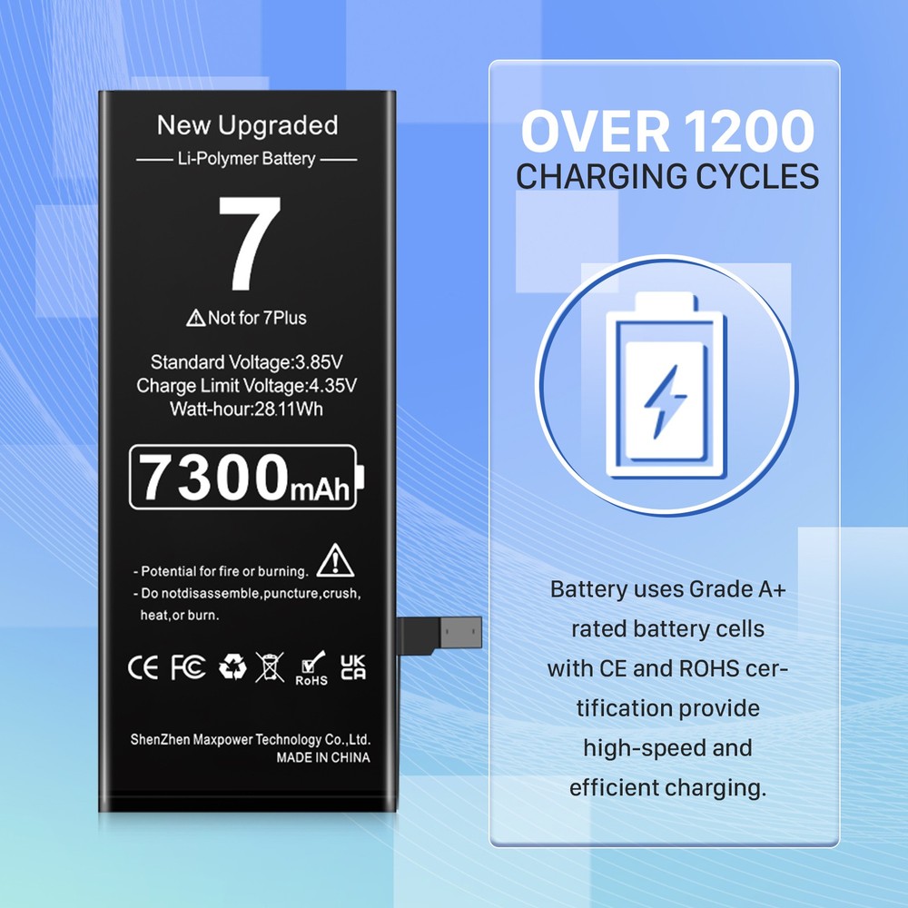 For Apple Replacement Internal Battery For iPhone X, 7 ,13 Pro Max