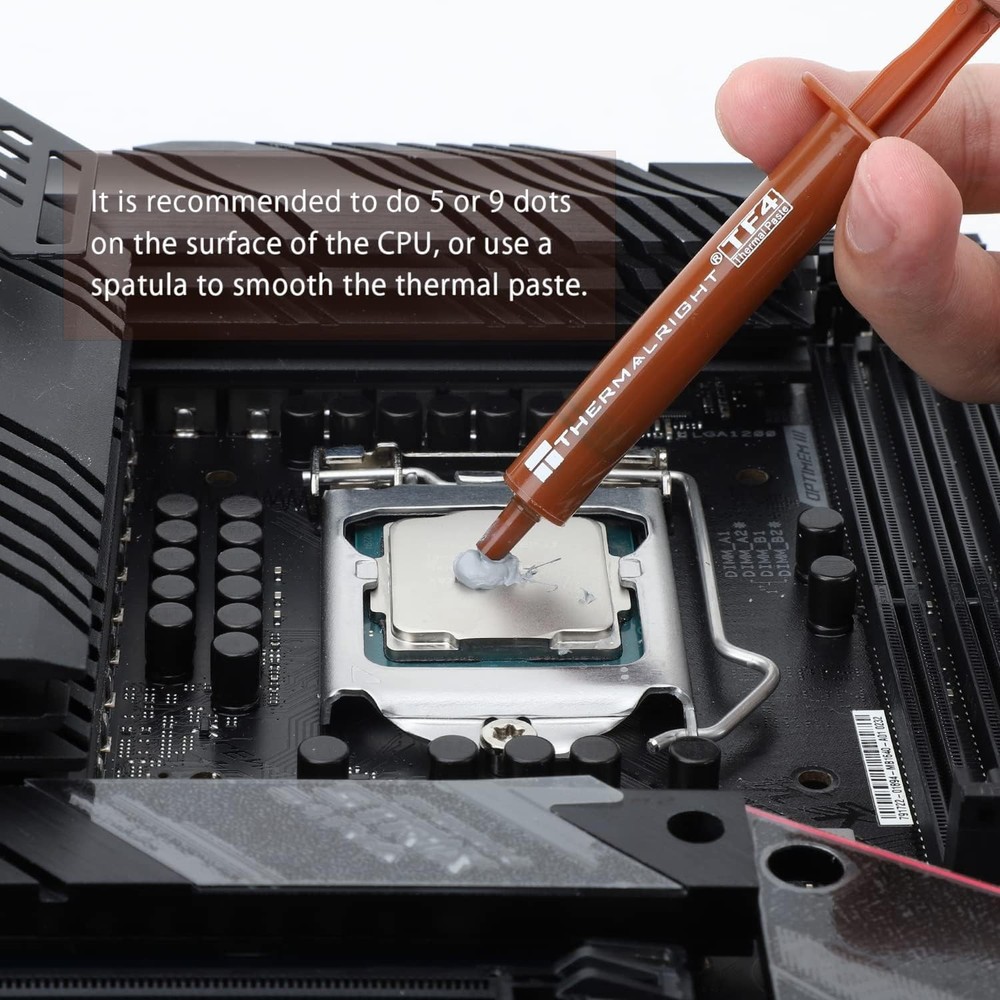 TF4 1.5g High Performance Thermal Paste - Safe for All Electronics, Easy to Use