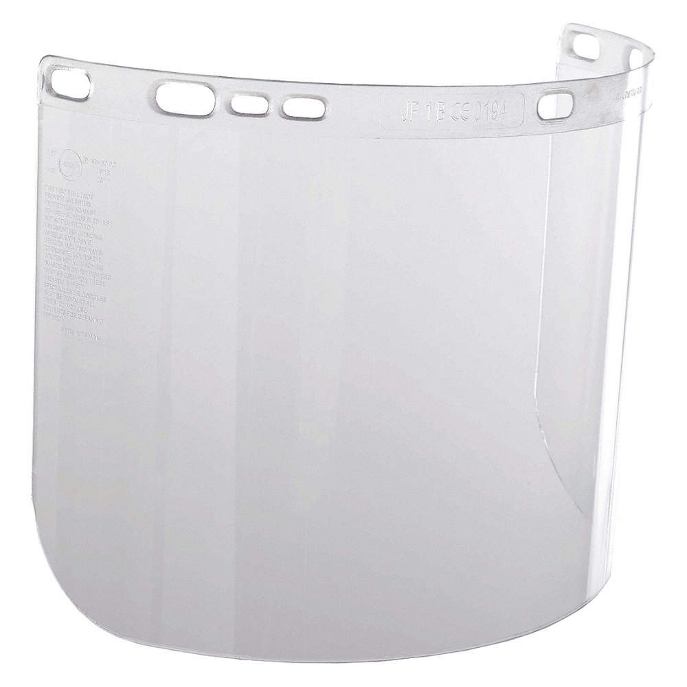 JACKSON SAFETY  Face Shield, Clear, Uncoated 600DL6