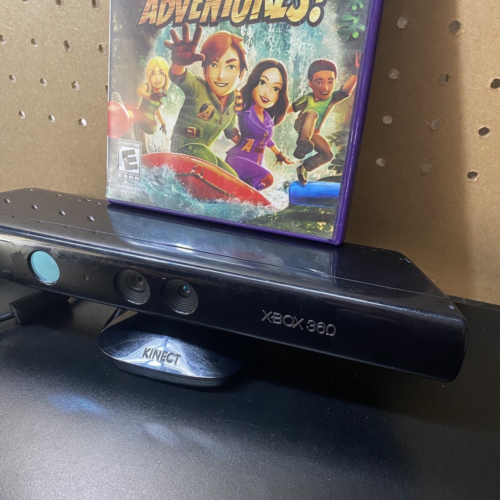 Microsoft Xbox 360 Kinect Motion Sensor Bar Black & Kinect Adventures Bundle!!