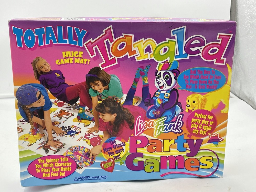 RARE Lisa Frank totally tangled party game
