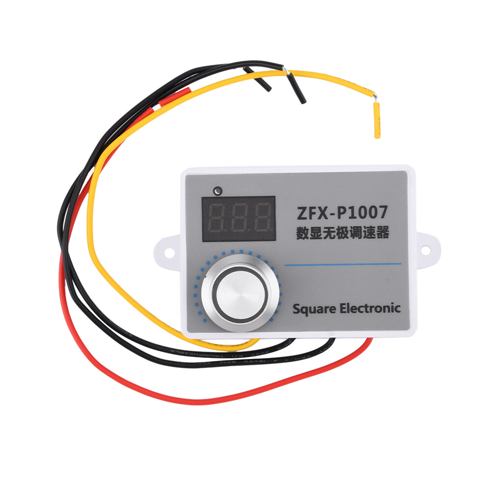 500W Adjustable AC 220V Speed Controller Digital Motor Reducer Speed Regulator